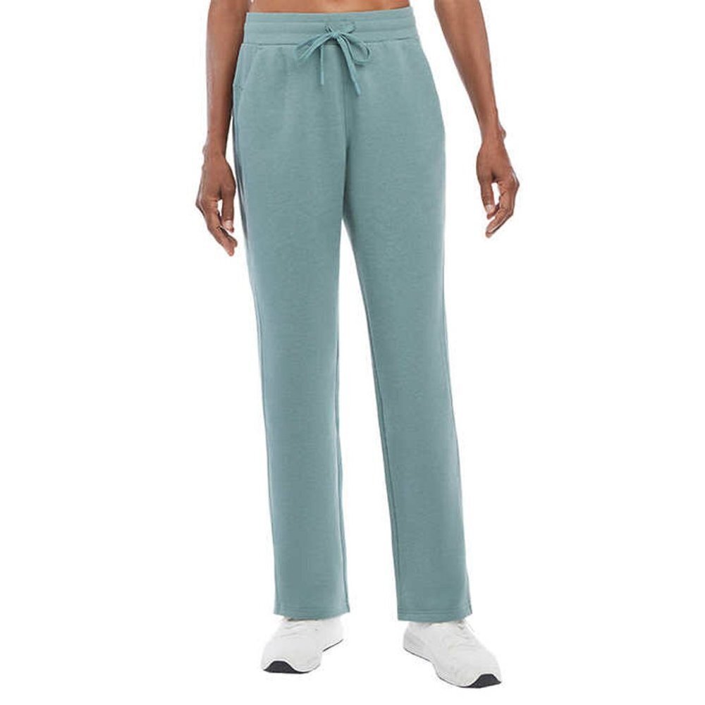 NEW Danskin Straight Leg Fleece Pant | Sage